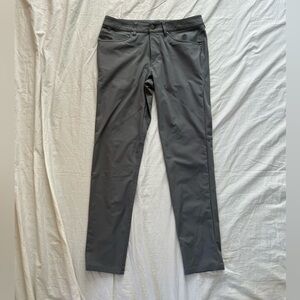 Grey Lululemon ABC Five pocket pants men’s 30x30